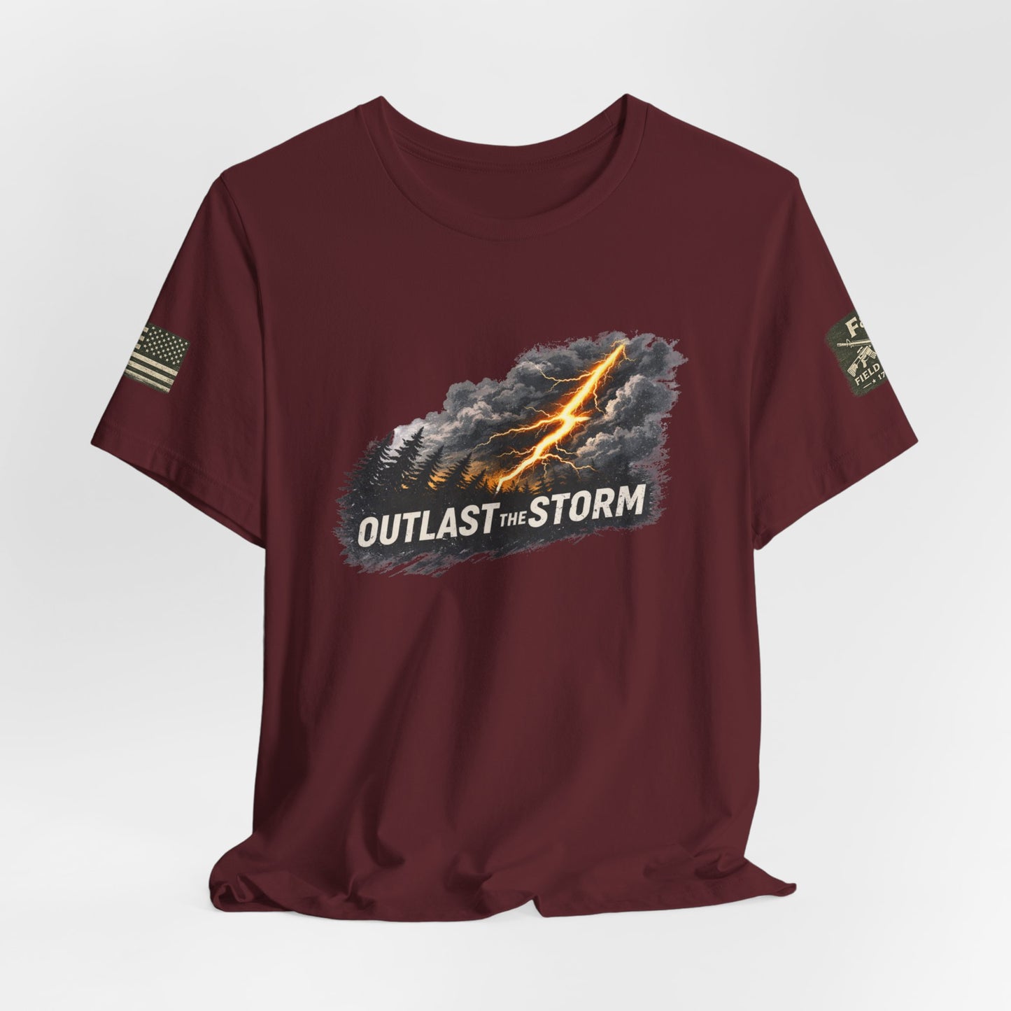 Outlast The Storm Unisex Jersey Short Sleeve Tee