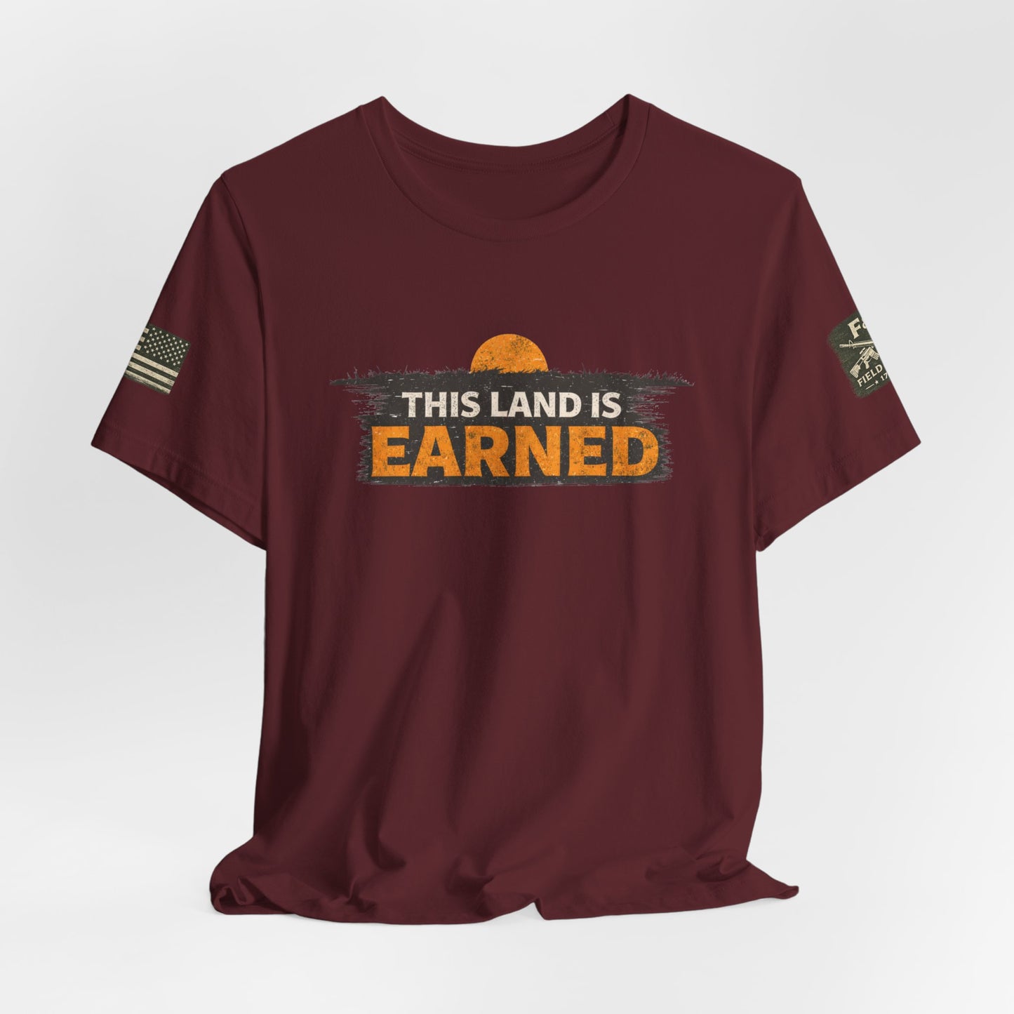 This Land Is Earned Unisex Jersey Short Sleeve Tee