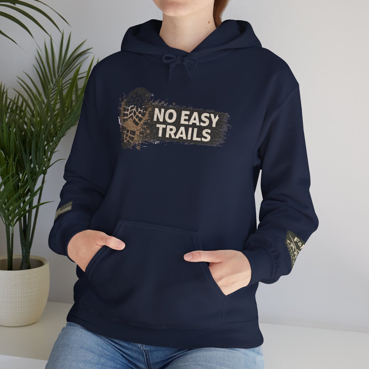 No Easy Trails Unisex Heavy Blend™ Hooded Sweatshirt