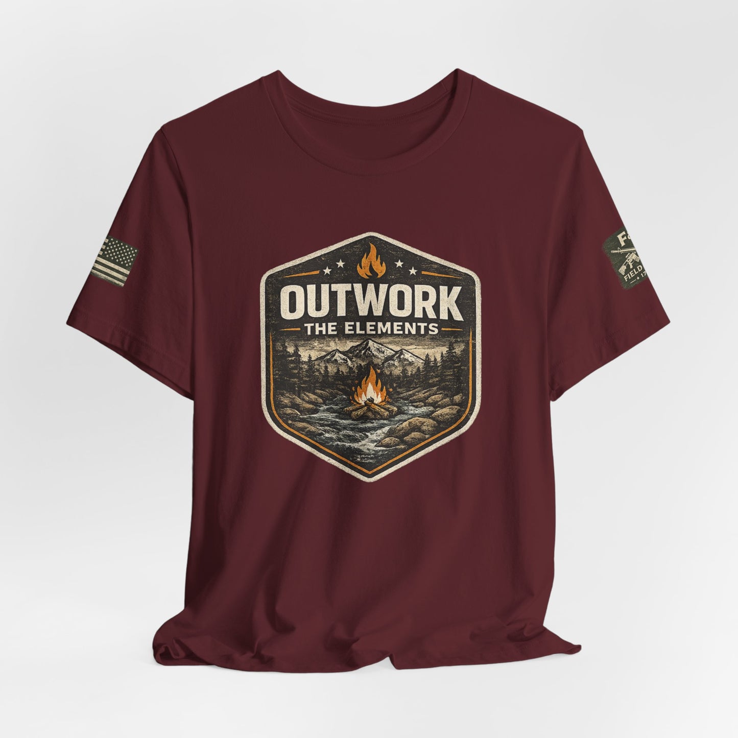 Outwork The Elements Unisex Jersey Short Sleeve Tee