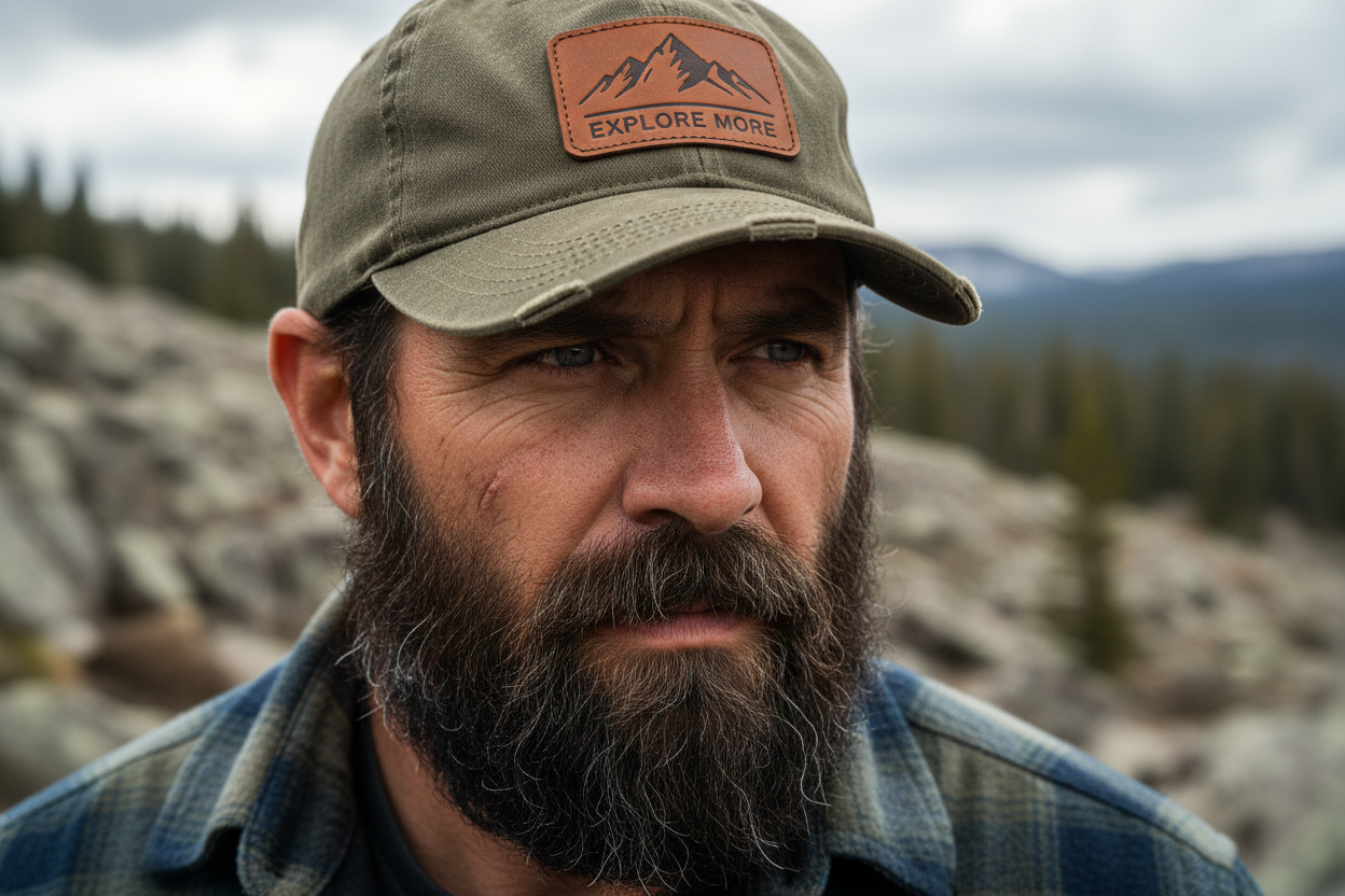 Leather Patch Hats
