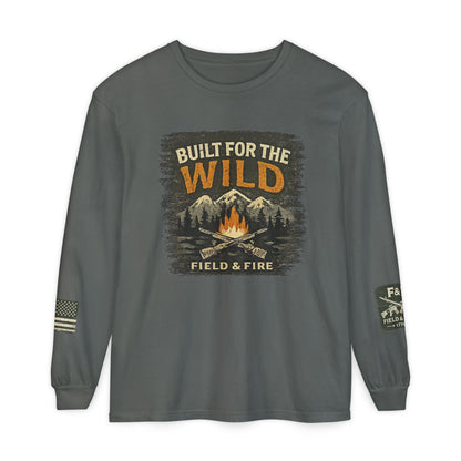 Built For The Wild Unisex Garment-dyed Long Sleeve T-Shirt