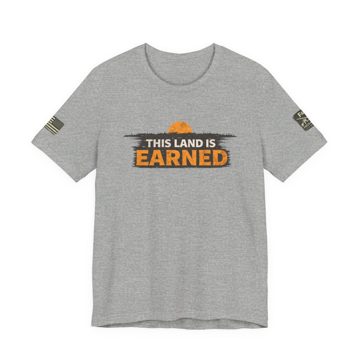 This Land Is Earned Unisex Jersey Short Sleeve Tee