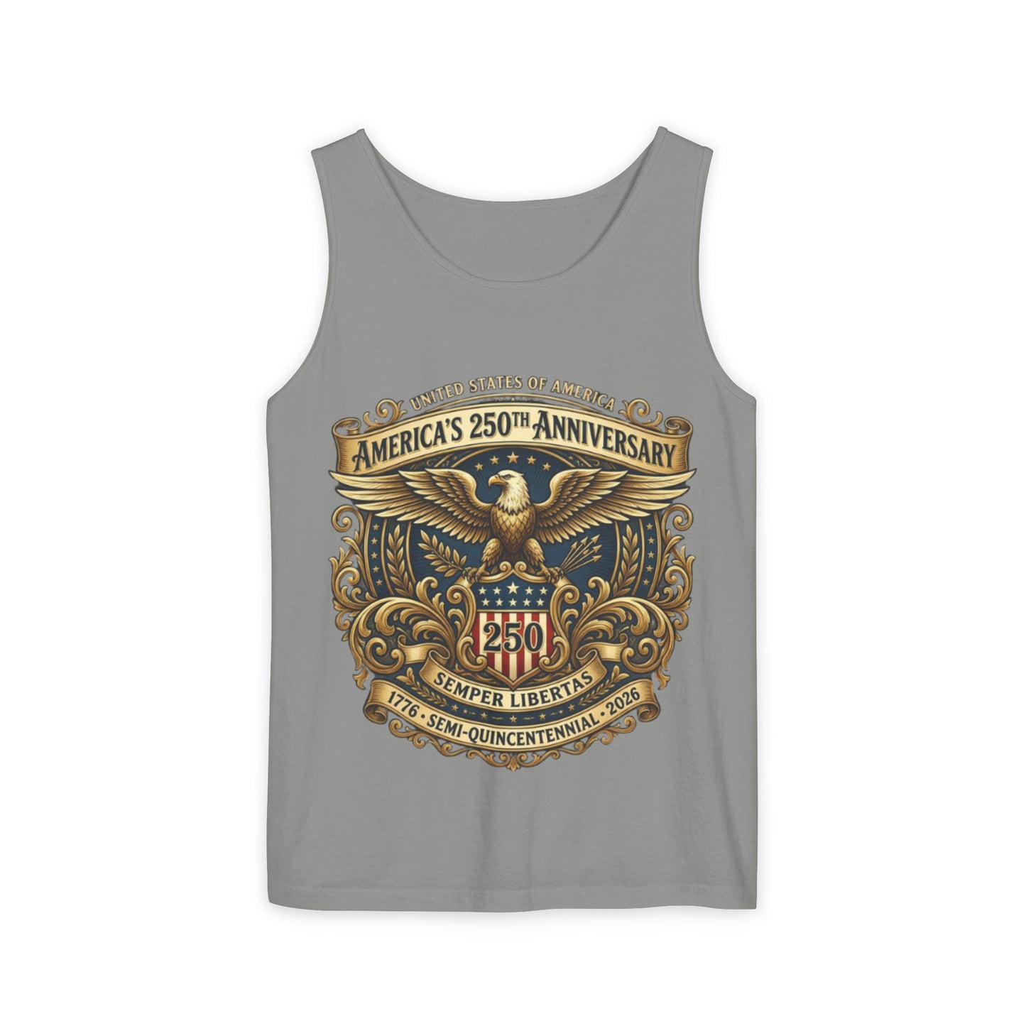 USA 250th Anniversary Unisex Garment-Dyed Tank Top