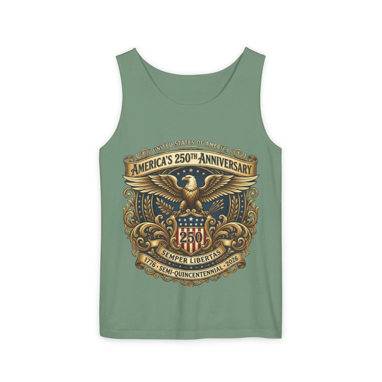 USA 250th Anniversary Unisex Garment-Dyed Tank Top
