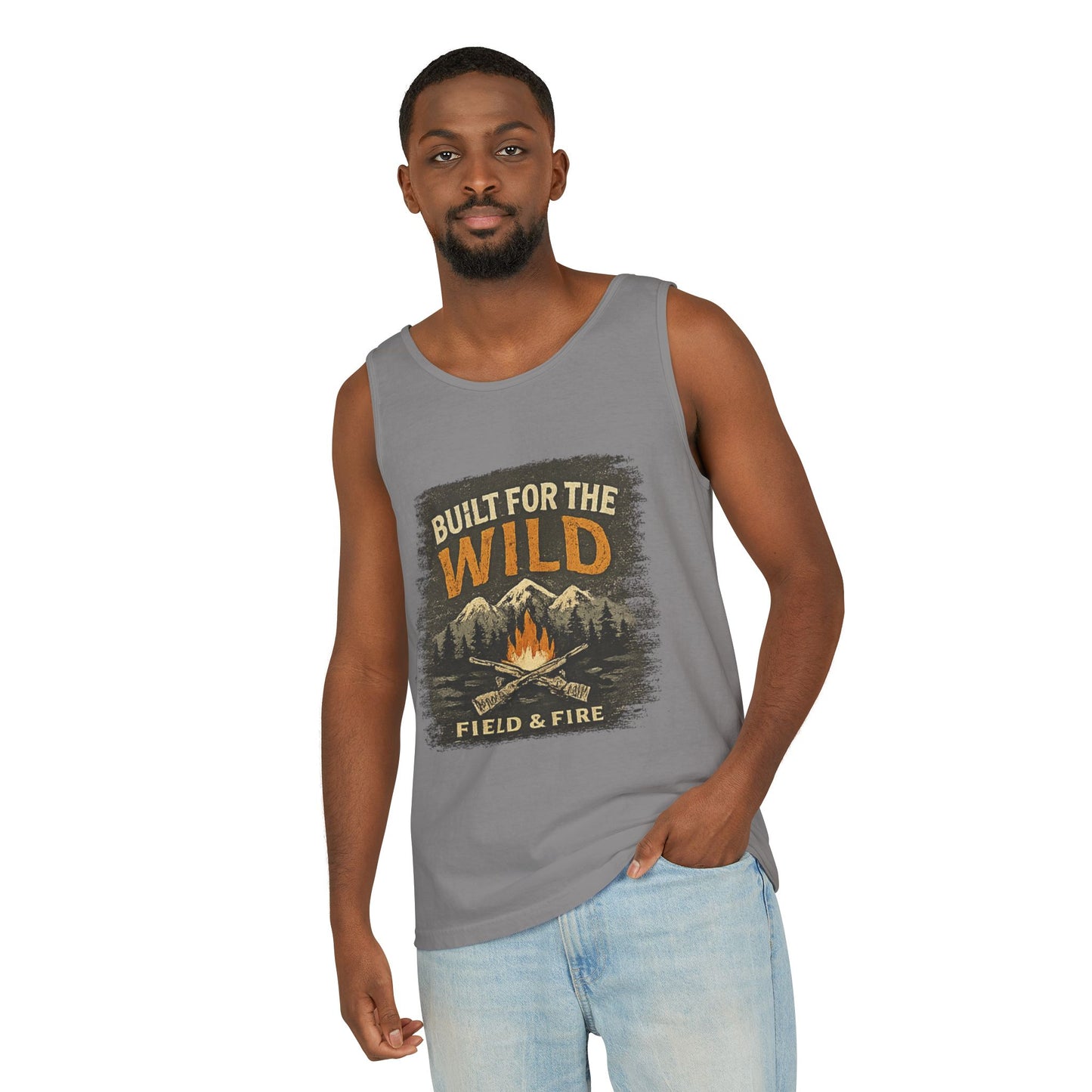 Built For The Wild Unisex Garment-Dyed Tank Top