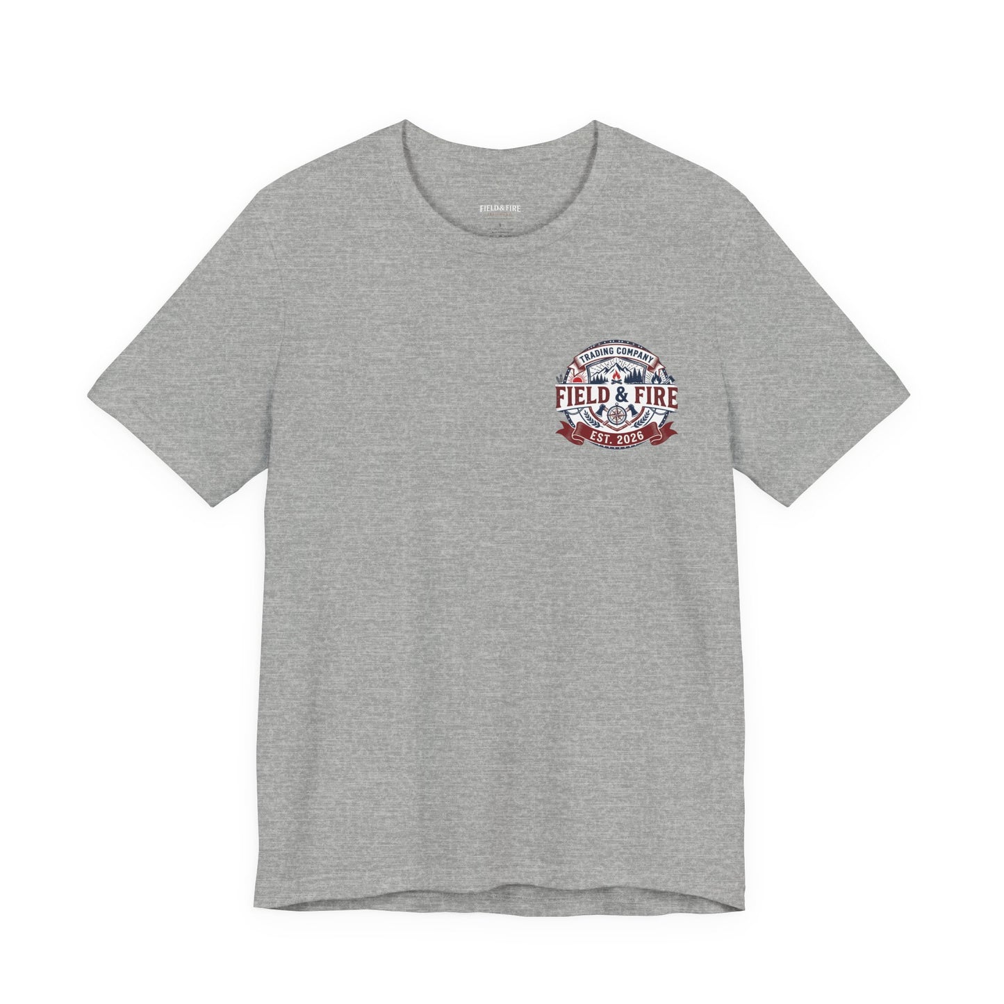 FNF Medallion Unisex Jersey Short Sleeve Tee - Red & Blue Design