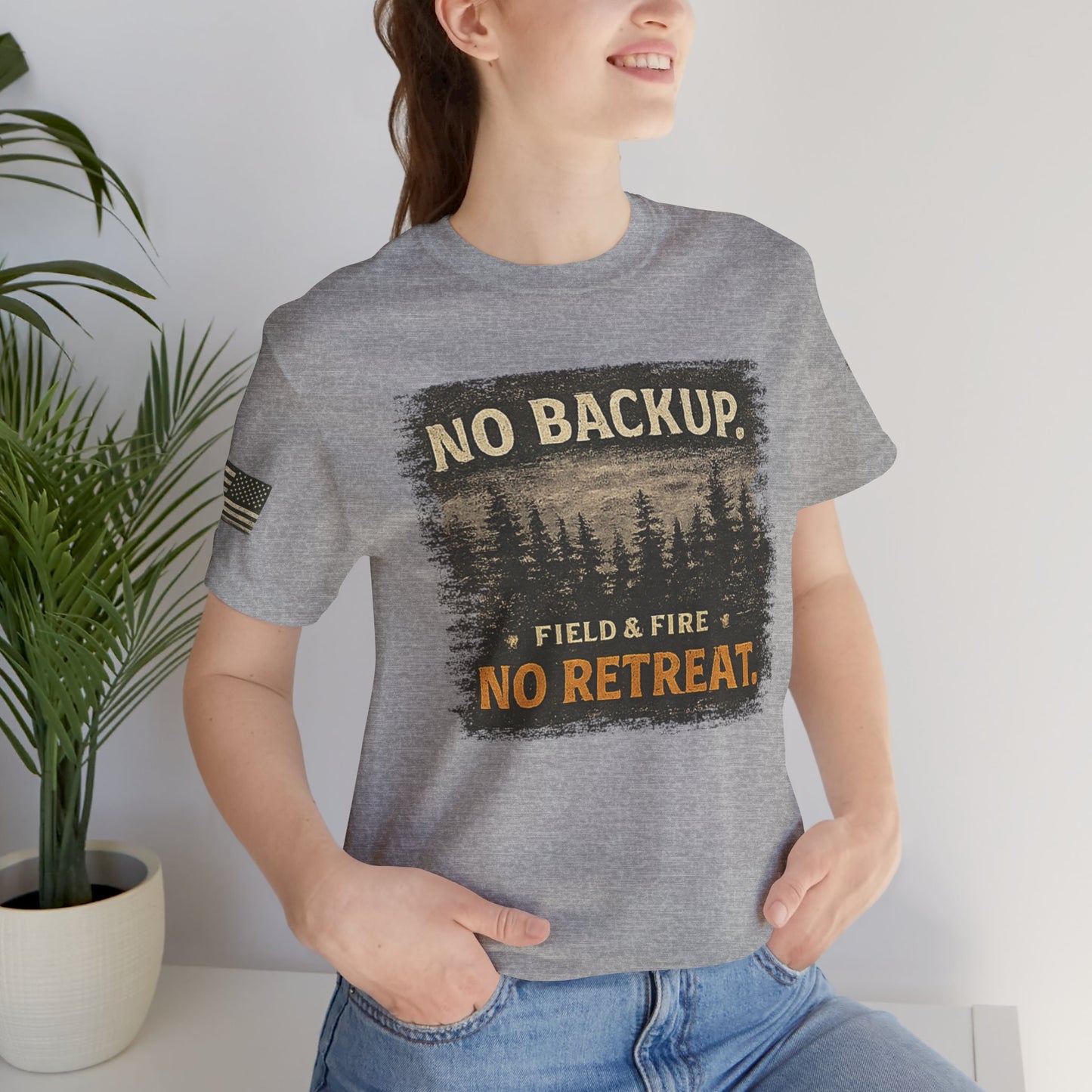 No Backup Unisex Jersey Short Sleeve Tee