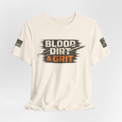 Blood Dirt Grit Unisex Jersey Short Sleeve Tee
