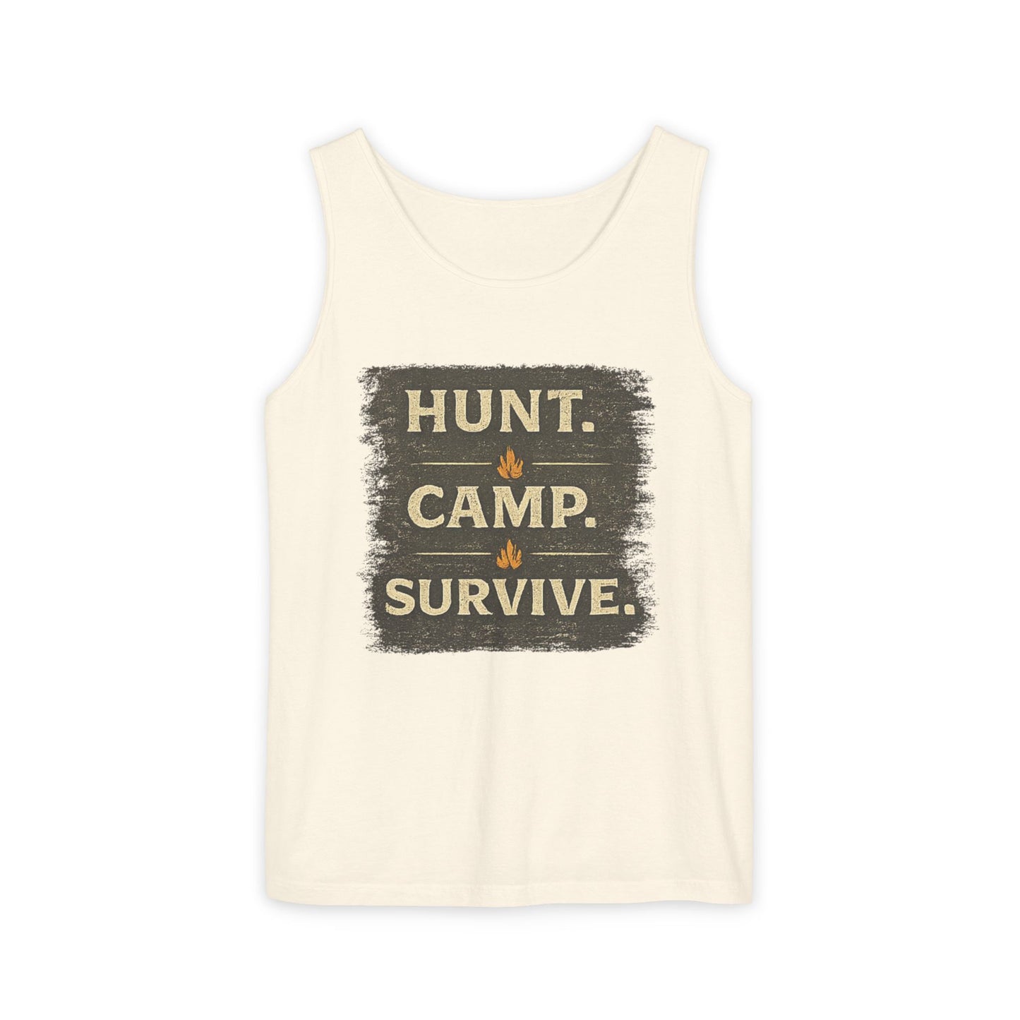 Hunt Camp Survive Unisex Garment-Dyed Tank Top