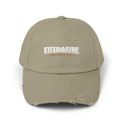 FNF Unisex Distressed Cap - Black