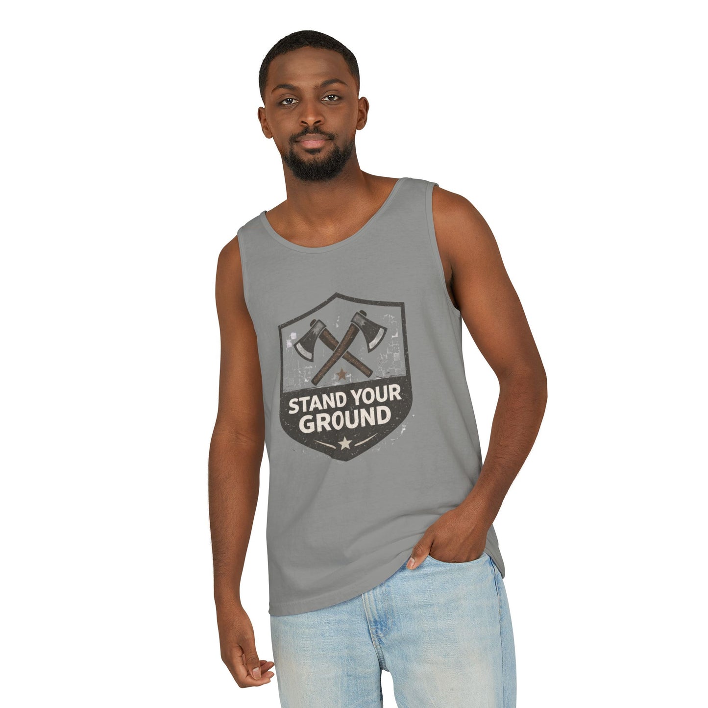 Stand Your Ground Unisex Garment-Dyed Tank Top