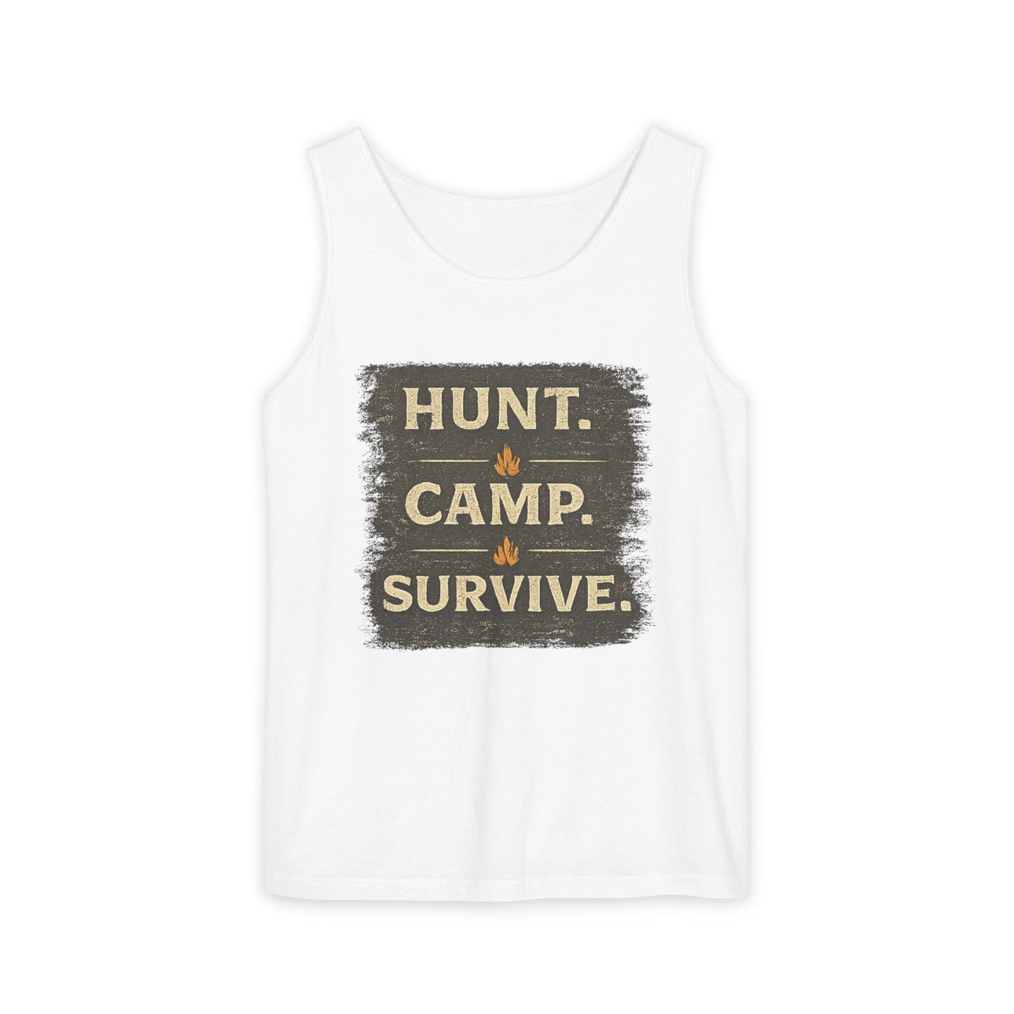 Hunt Camp Survive Unisex Garment-Dyed Tank Top