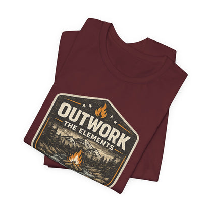 Outwork The Elements Unisex Jersey Short Sleeve Tee