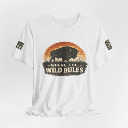 Where The Wild Rules Unisex Jersey Short Sleeve Tee