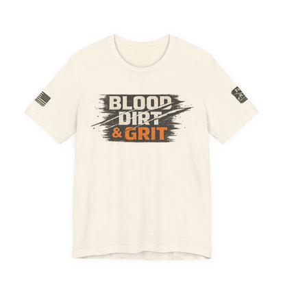 Blood Dirt Grit Unisex Jersey Short Sleeve Tee