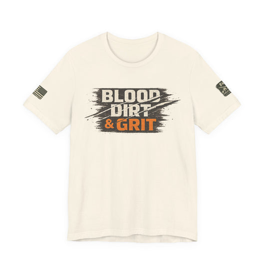 Blood Dirt Grit Unisex Jersey Short Sleeve Tee
