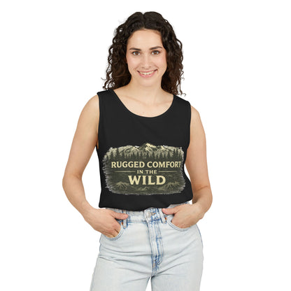 Rugged Comfort In The Wild Unisex Garment-Dyed Tank Top