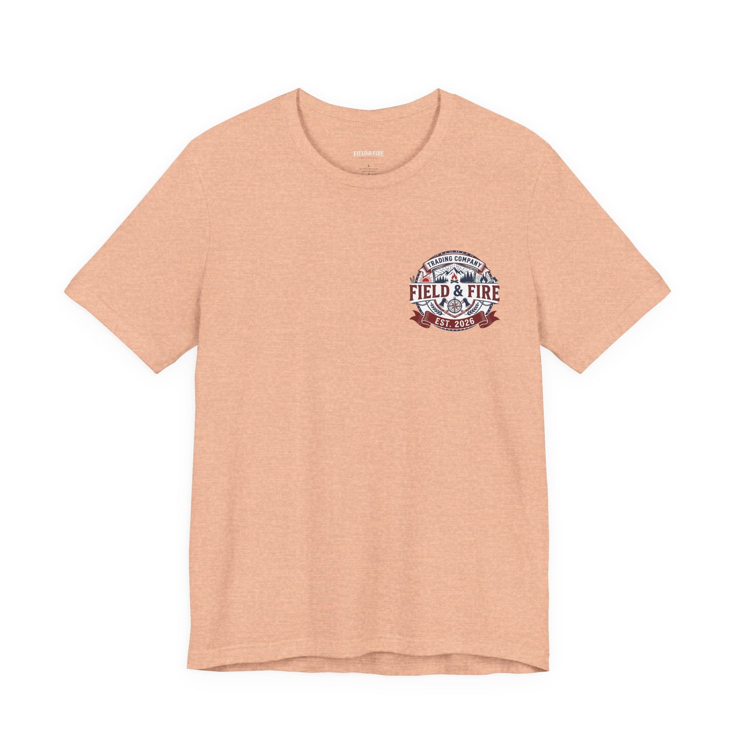 FNF Medallion Unisex Jersey Short Sleeve Tee - Red & Blue Design