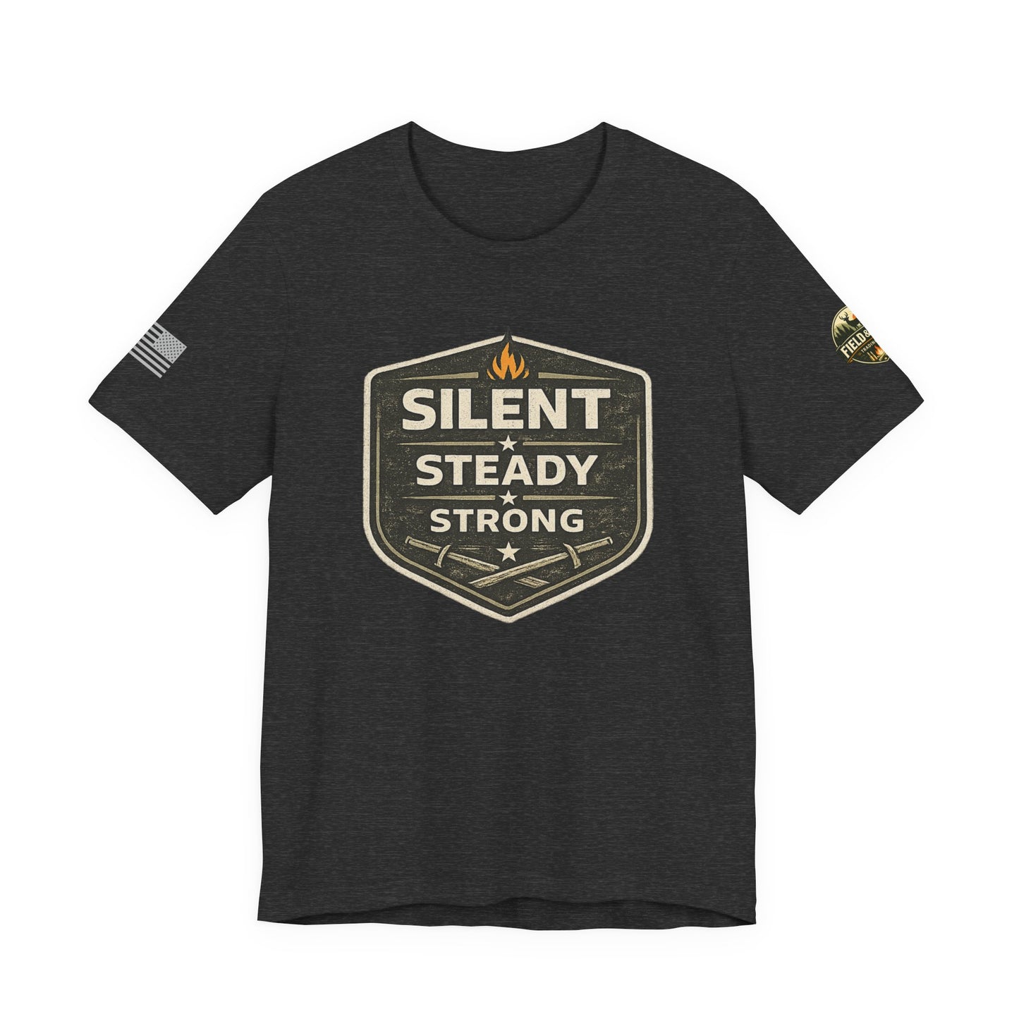 Silent Steady Strong Unisex Jersey Short Sleeve Tee
