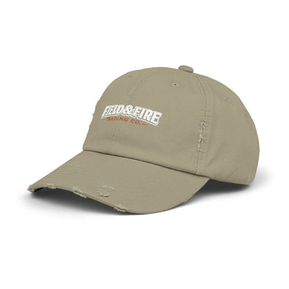 FNF Unisex Distressed Cap - Light Olive