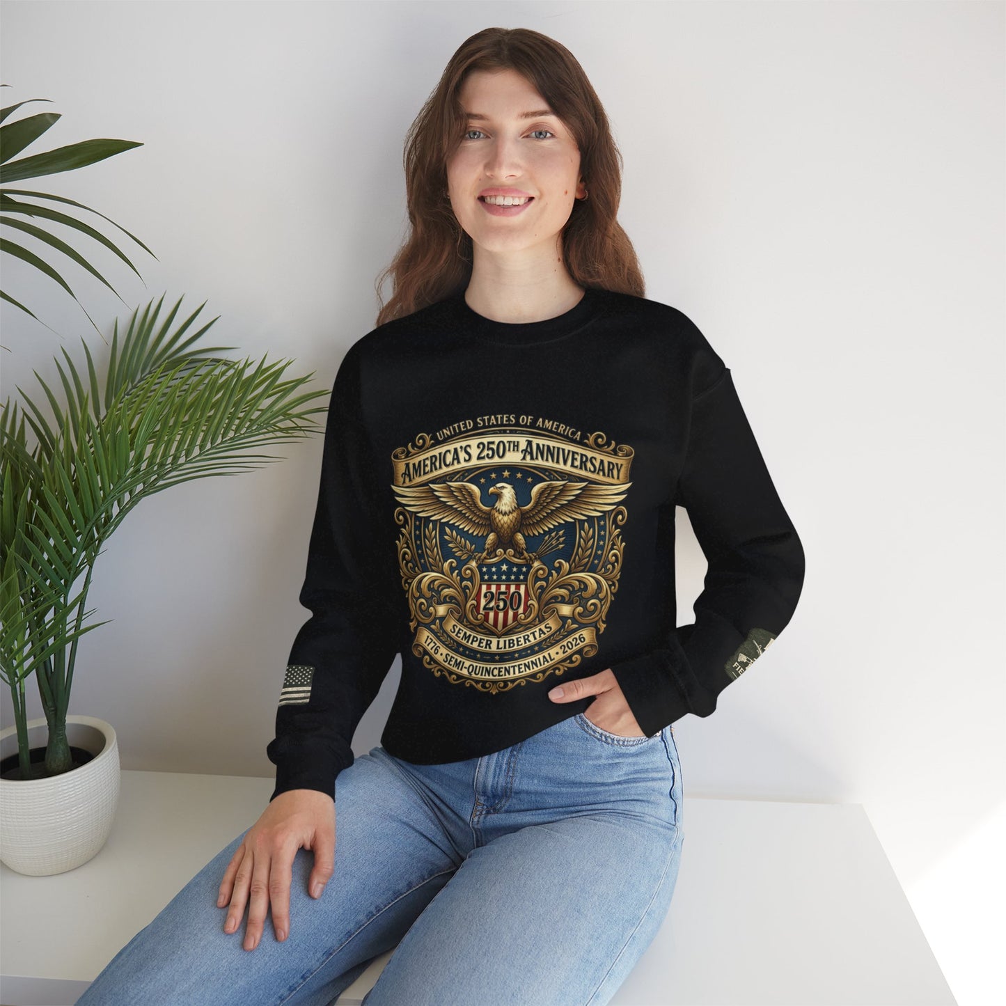 USA 250th Anniversary Unisex Heavy Blend™ Crewneck Sweatshirt