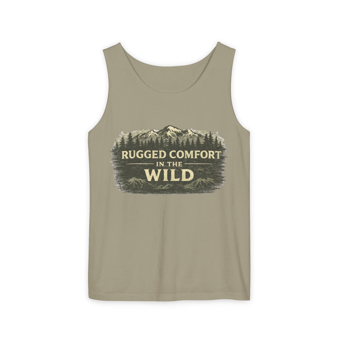 Rugged Comfort In The Wild Unisex Garment-Dyed Tank Top