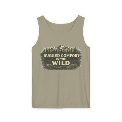 Rugged Comfort In The Wild Unisex Garment-Dyed Tank Top