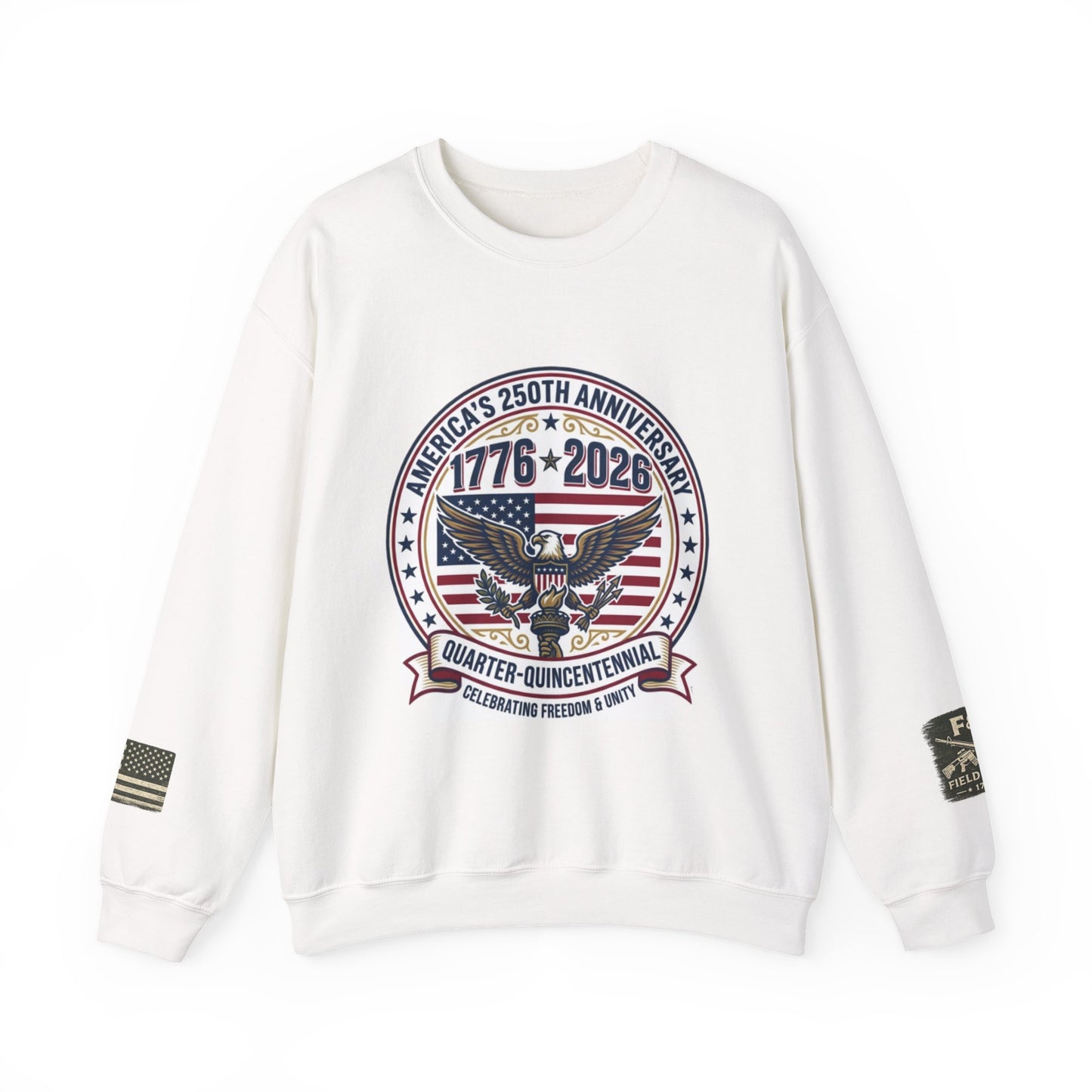Happy 250th MERICA! Unisex Heavy Blend™ Crewneck Sweatshirt