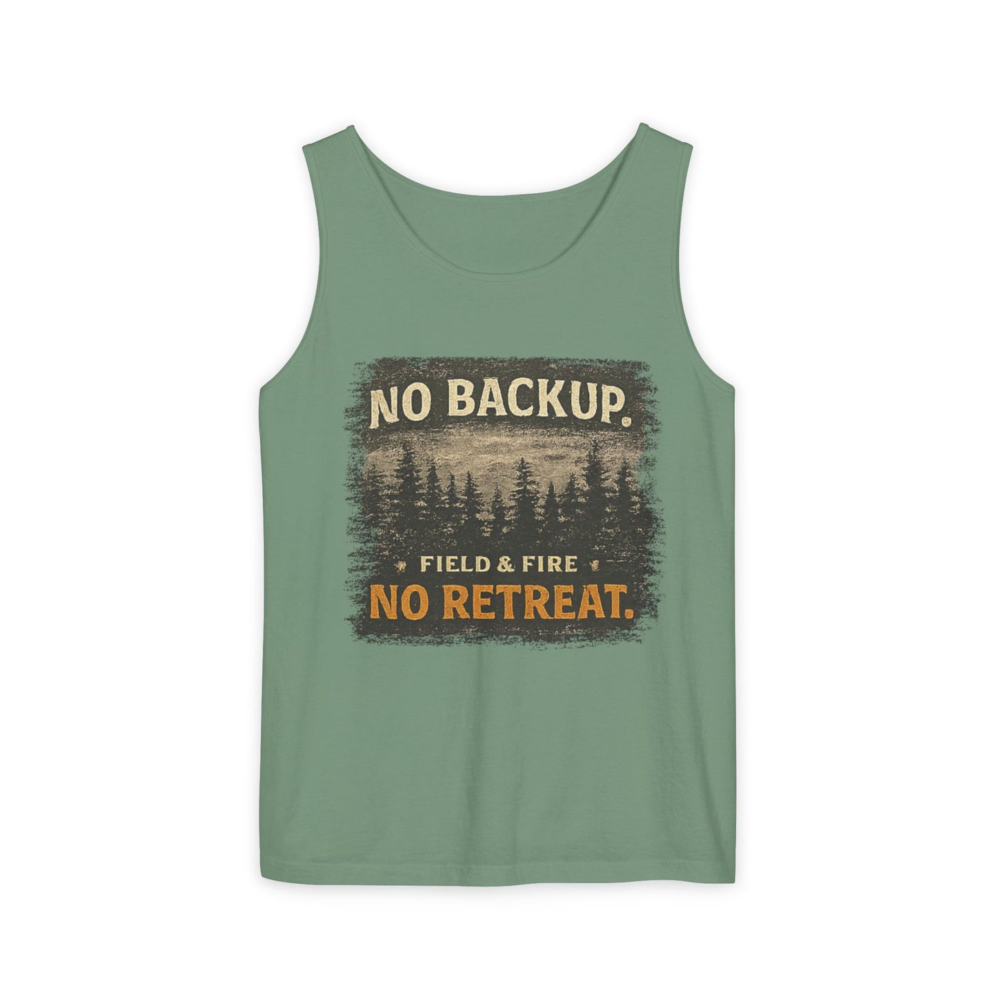 No Backup Unisex Garment-Dyed Tank Top