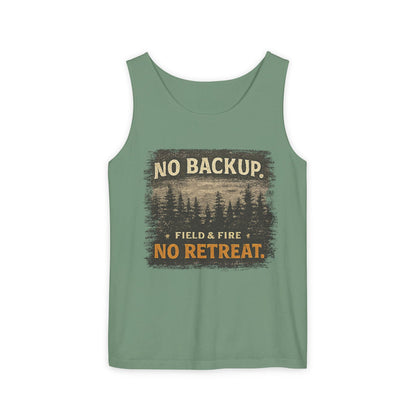 No Backup Unisex Garment-Dyed Tank Top