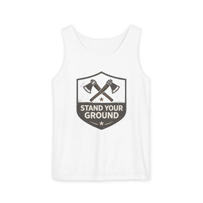 Stand Your Ground Unisex Garment-Dyed Tank Top