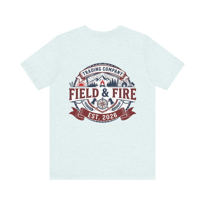 FNF Medallion Unisex Jersey Short Sleeve Tee - Red & Blue Design