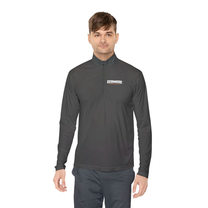 Field & Fire Trading Co Word Logo Unisex Quarter Zip Pullover