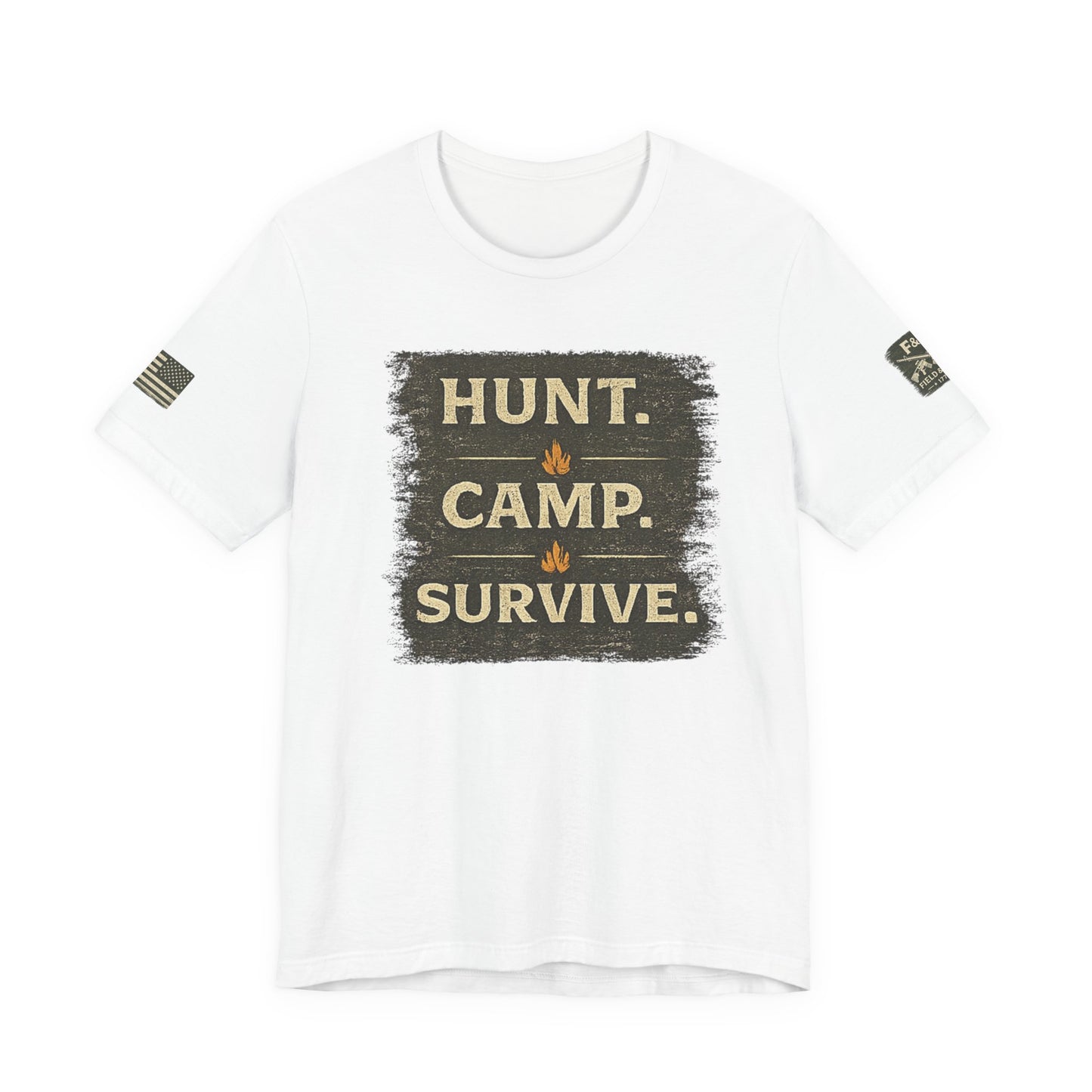 Hunt Camp Survive Unisex Jersey Short Sleeve Tee