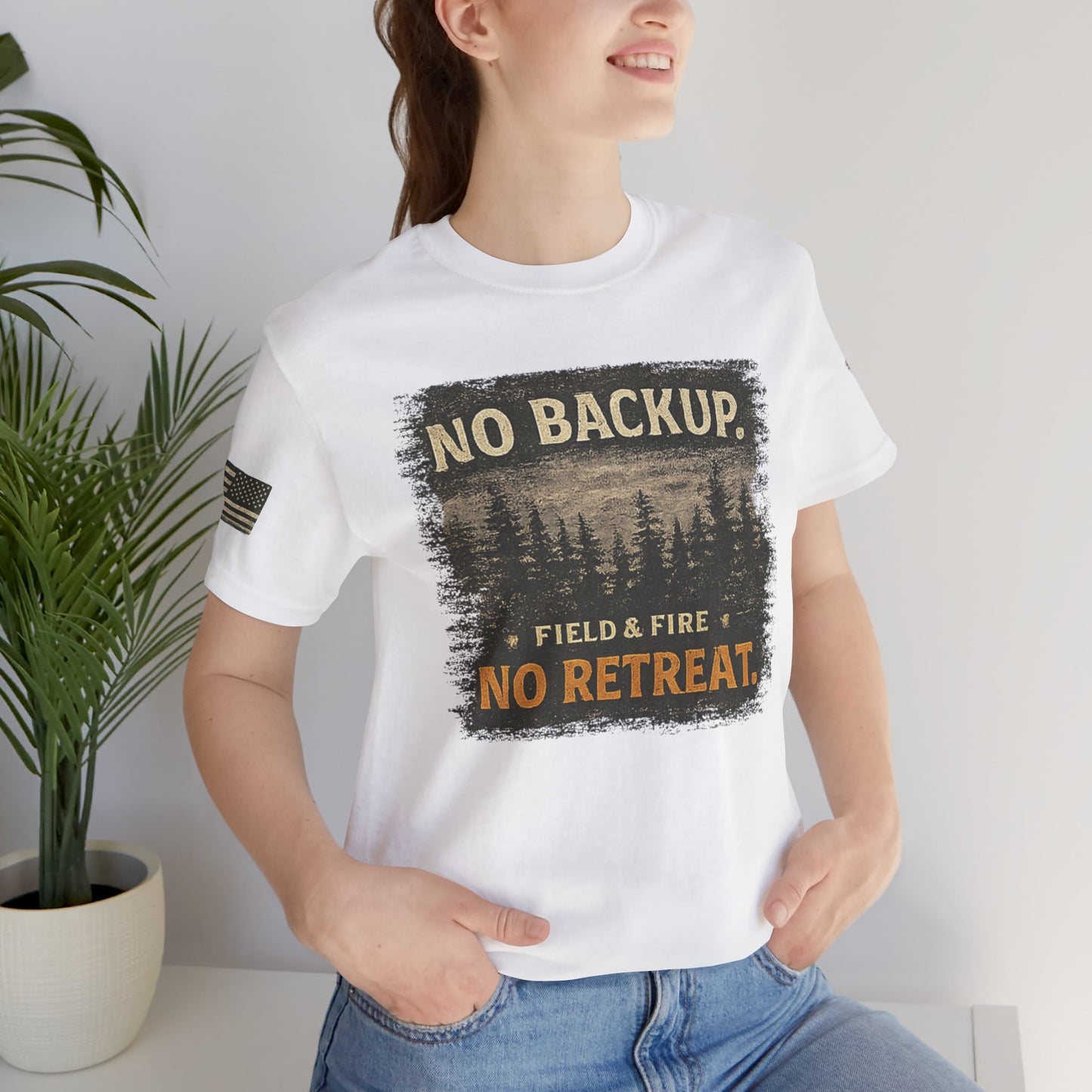 No Backup Unisex Jersey Short Sleeve Tee