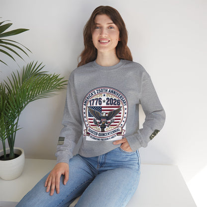 Happy 250th MERICA! Unisex Heavy Blend™ Crewneck Sweatshirt