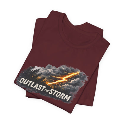 Outlast The Storm Unisex Jersey Short Sleeve Tee