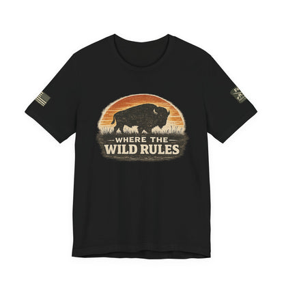 Where The Wild Rules Unisex Jersey Short Sleeve Tee