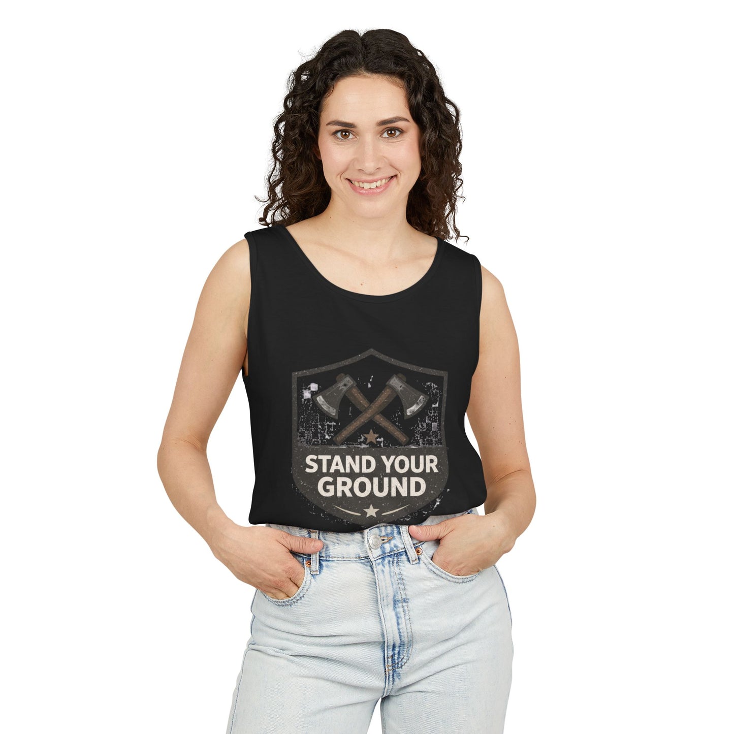 Stand Your Ground Unisex Garment-Dyed Tank Top