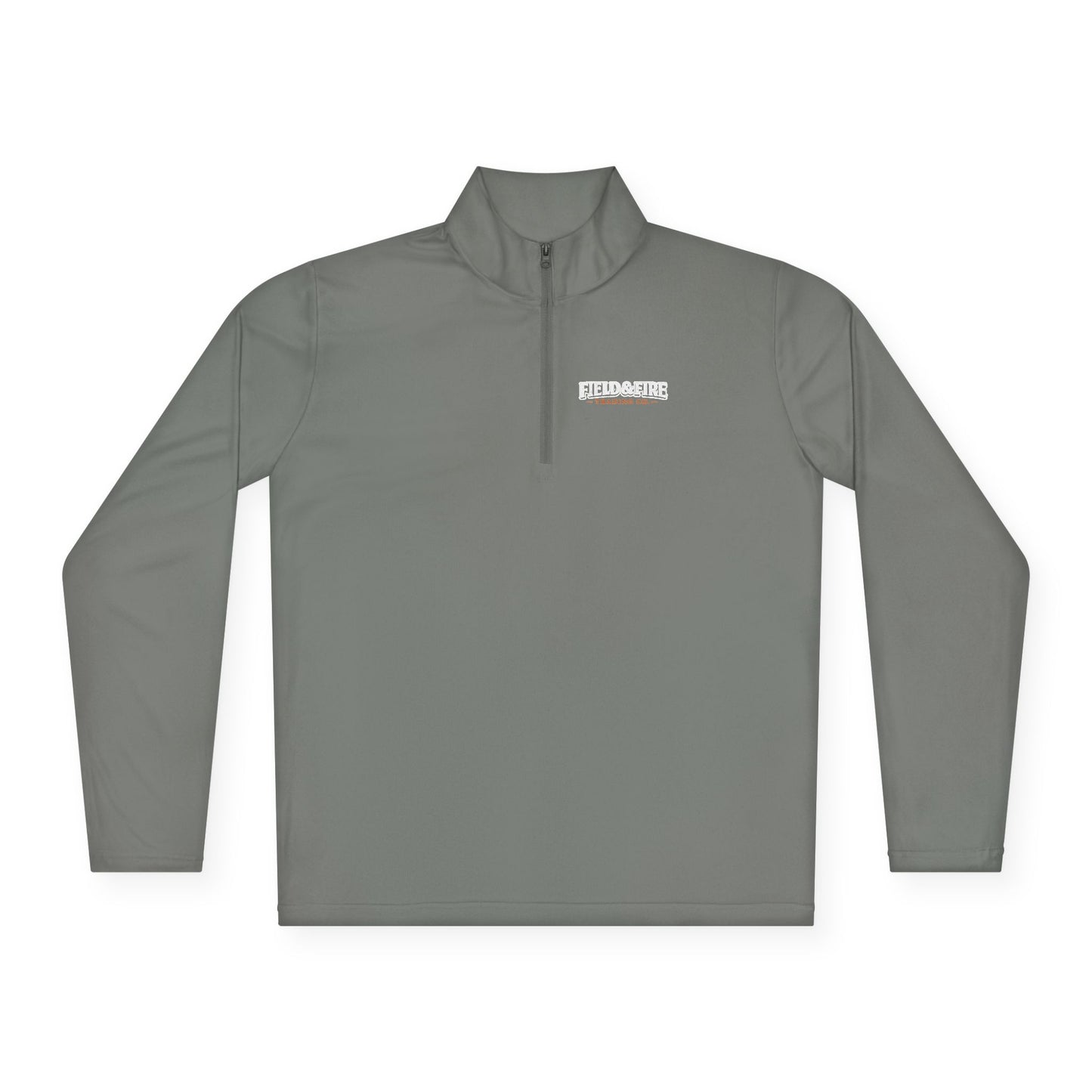 Field & Fire Trading Co Word Logo Unisex Quarter Zip Pullover