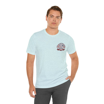 FNF Medallion Unisex Jersey Short Sleeve Tee - Red & Blue Design