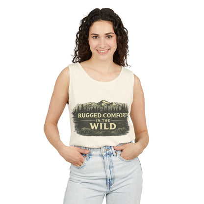Rugged Comfort In The Wild Unisex Garment-Dyed Tank Top