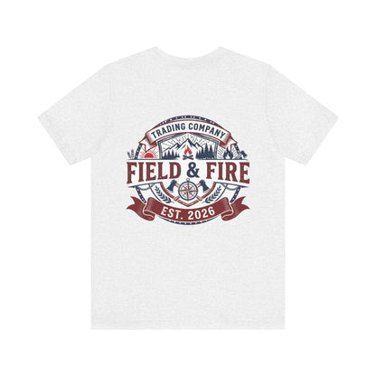 FNF Medallion Unisex Jersey Short Sleeve Tee - Red & Blue Design