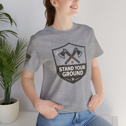Stand Your Ground Unisex Jersey Short Sleeve Tee