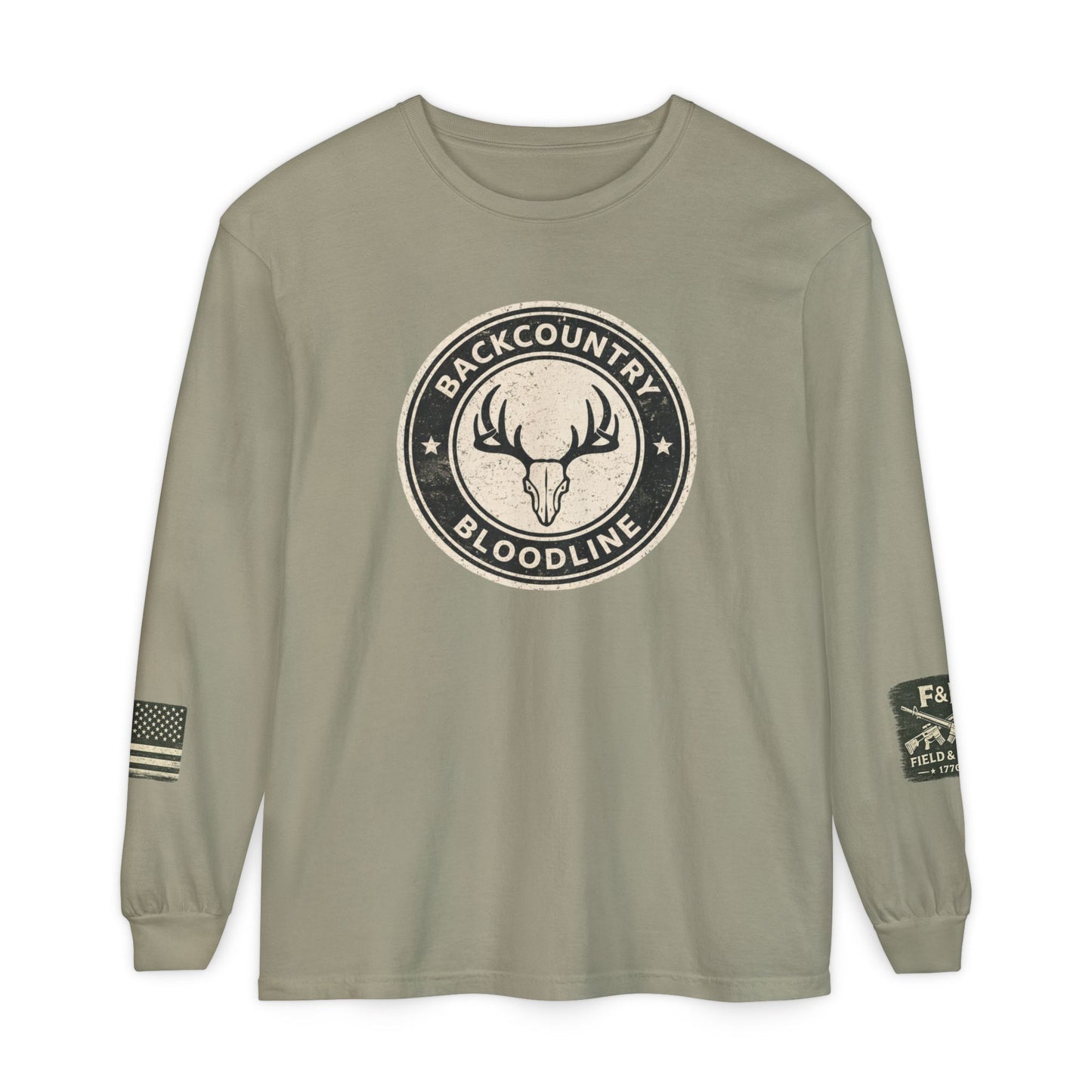 Backcountry Bloodline Unisex Garment-dyed Long Sleeve T-Shirt