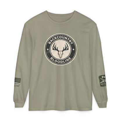 Backcountry Bloodline Unisex Garment-dyed Long Sleeve T-Shirt