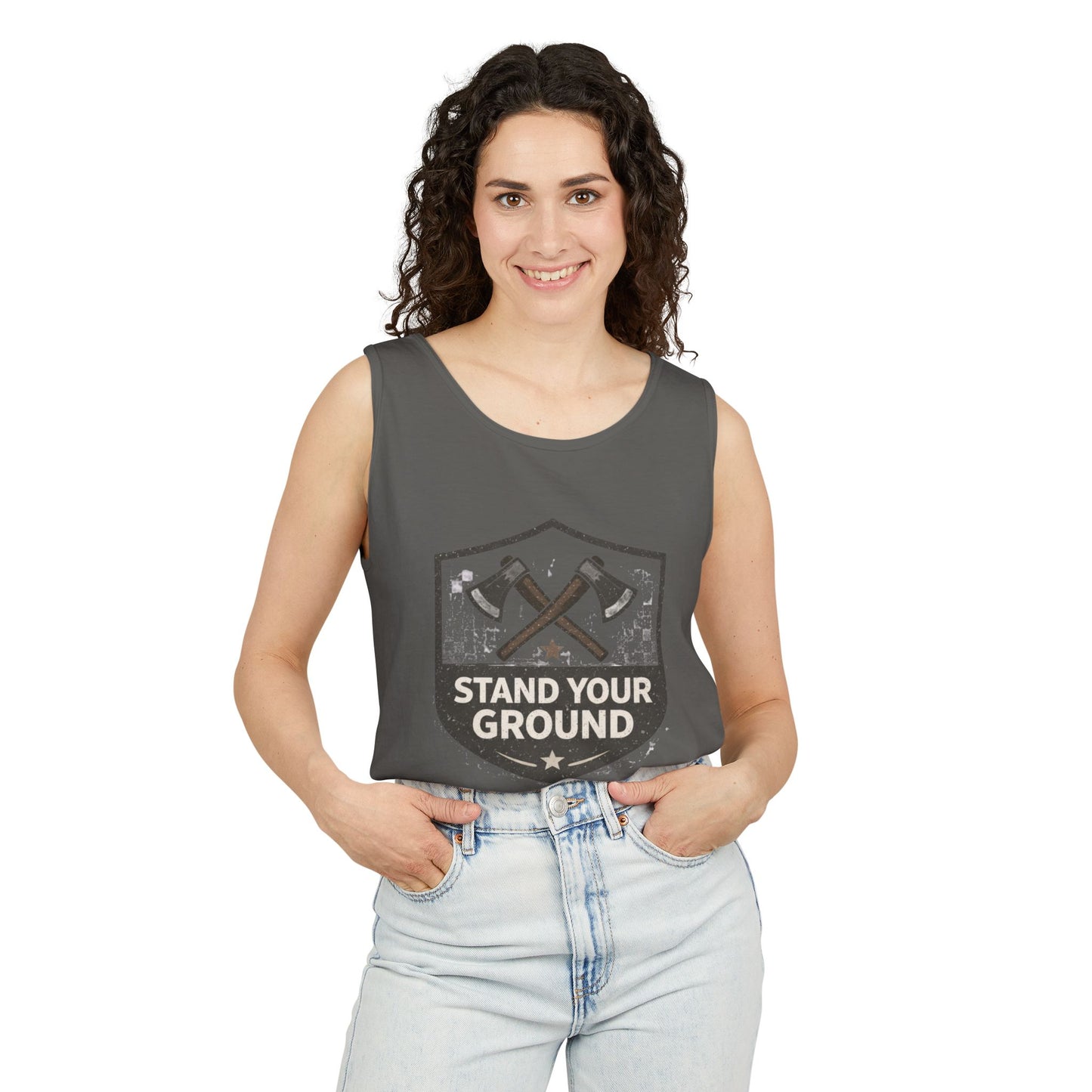 Stand Your Ground Unisex Garment-Dyed Tank Top