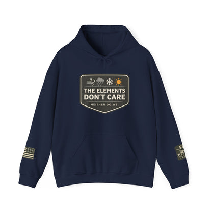 The Elements Don't Care Unisex Heavy Blend™ Hooded Sweatshirt