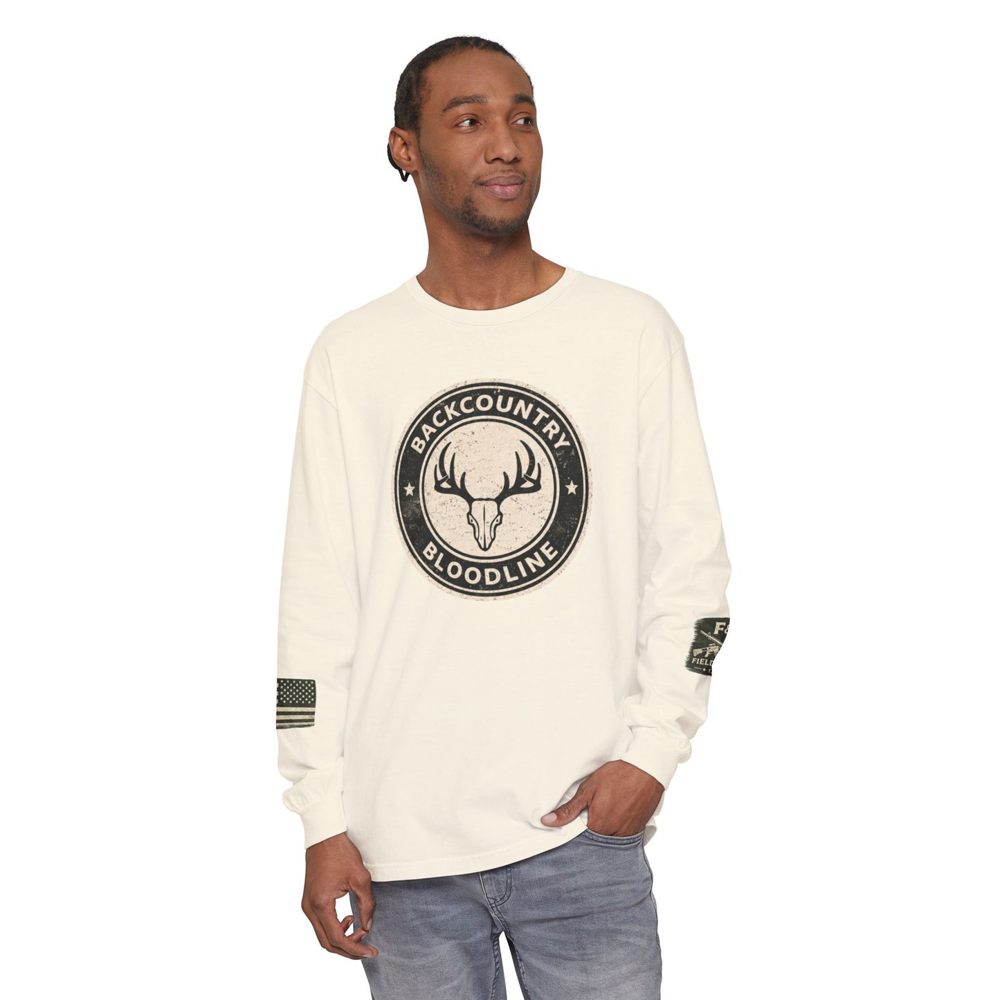 Backcountry Bloodline Unisex Garment-dyed Long Sleeve T-Shirt